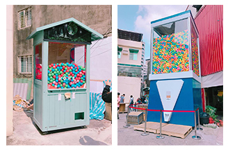 台南超大型扭蛋機-衛民街貨櫃屋市集